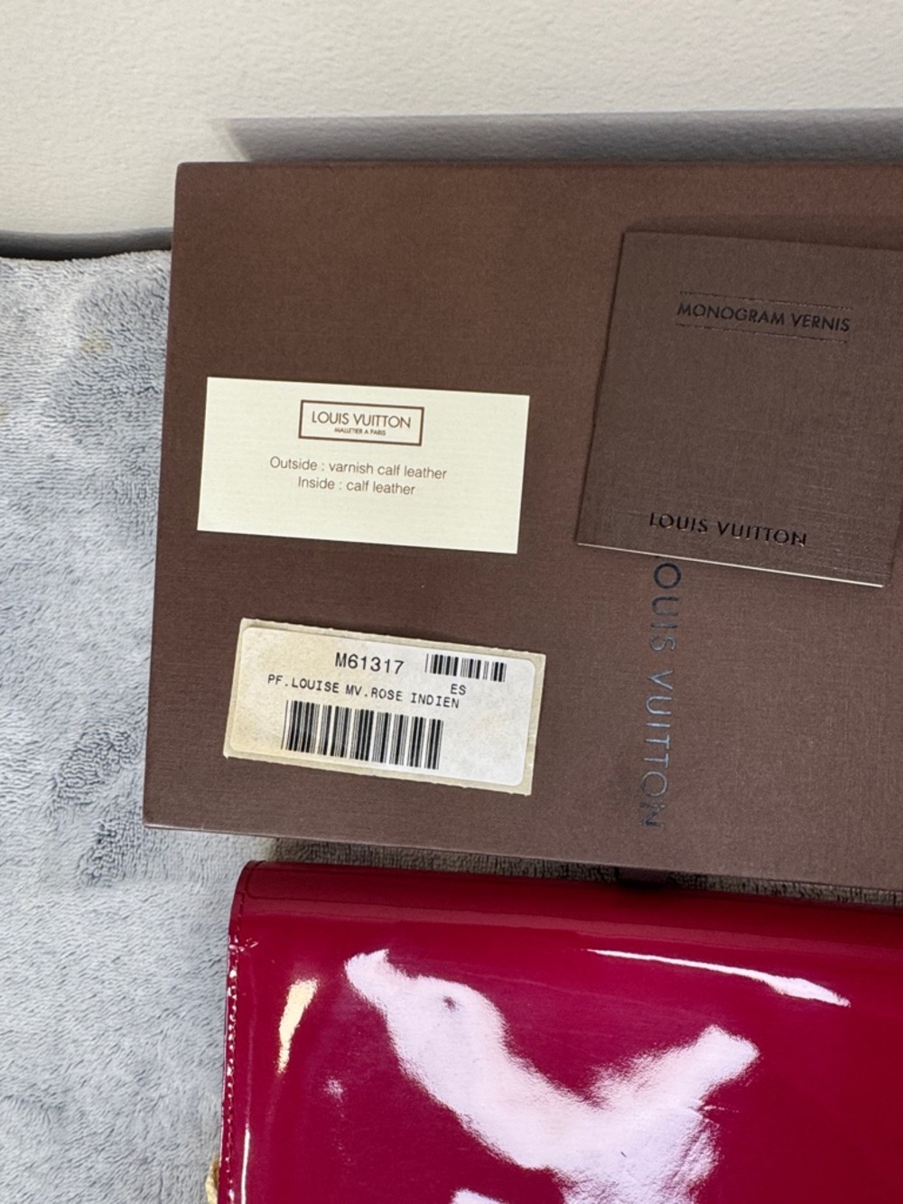 Louis Vuitton Pink Patent Leather Louise Long Wallet - Picture 4 of 14